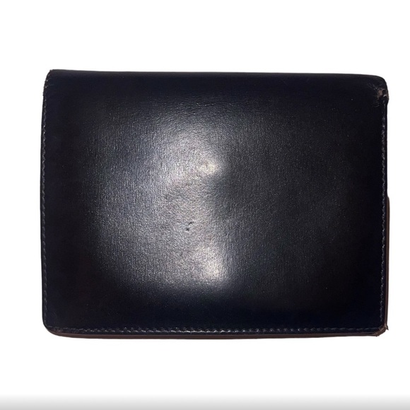 Gucci Black Leather Horseshoe Compact Wallet - Picture 8 of 8